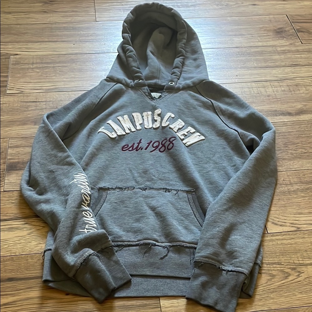 Campus Crew Gray Hoodie​